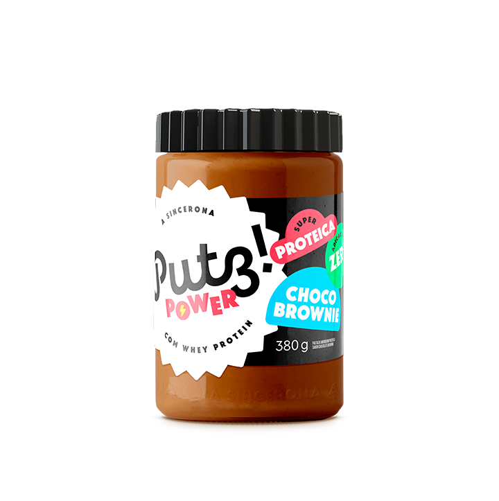 PASTA DE AMENDOIM COM CHOCOLATE BROWNIE 340g - PUTZ! - Hibisco Produtos  Naturais - Sua loja de Produtos Saudáveis Online